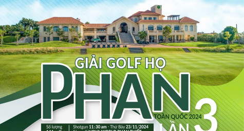 Cuộc hội ngộ của các golfer dòng họ Phan ba miền tại NovaWorld Phan Thiết Golf Club
