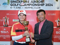 Nguyễn Viết Gia Hân đạt giải Nhất bảng B Nữ Singapore Golf Junior Championship 2024