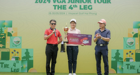 Nguyễn Viết Gia Hân vô địch chặng 4 VGA Junior Tour 2024