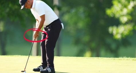 "Trick" cầm gậy gạt của Xander Schauffele