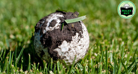 Luật Golf: Có được làm sạch bóng bị bẩn khi lăn qua khu vực sân đang sửa chữa?