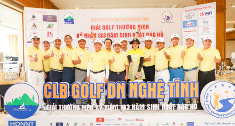 Golfer Trần Thế Dũng đoạt cúp Giải golf Kỷ niệm 133 năm sinh nhật Bác Hồ 