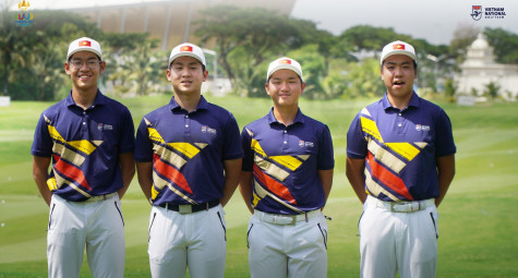 Tuyển golf Nam Việt Nam là hạt giống số 1 SEA Games 32 sau vòng 1