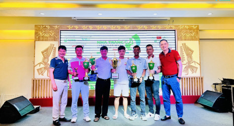 Golfer Trần Trung Kiên Vô địch Giải Golf Nghiệp dư Quốc tế Nha Trang Mở rộng 2023 với 78 gậy