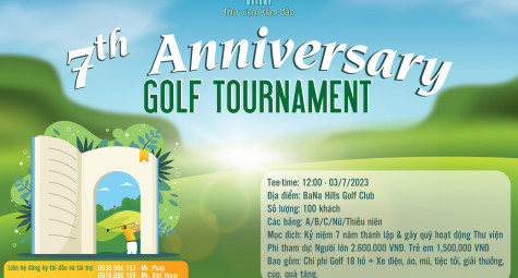 Khởi tranh Giải golf kỷ niệm 7 năm hoạt động Thư viện Xóm đảo 