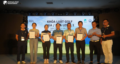 40 học viên đạt chứng chỉ Luật Golf Level 1