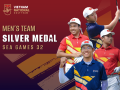 Việt Nam giành Huy chương Bạc Đối kháng Đồng đội Nam SEA Games 32
