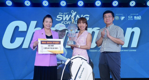 Golfer Mai Thị Thúy Vi vô địch giải Swing For Life lần thứ 23