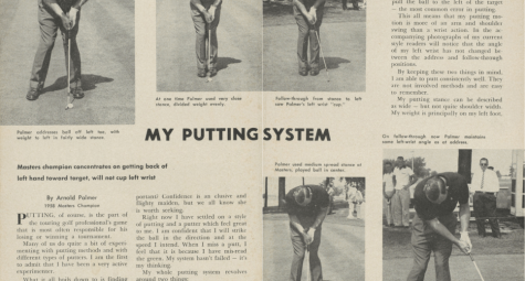 "Kế thừa" 2 bí quyết gạt bóng của Arnold Palmer