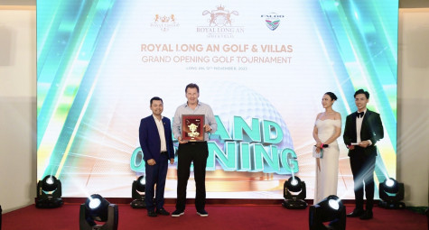 Gây quỹ từ thiện 1 tỷ đồng tại sự kiện khai trương Royal Long An Golf & Villas
