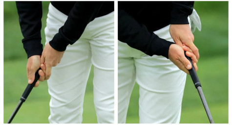 Bàn về cách cầm gậy putter kiểu Reverse Overlap
