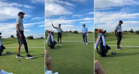 Hình ảnh mới nhất của Tiger Woods: Đã có thể ra sân tập cùng Fowler và Zalatoris