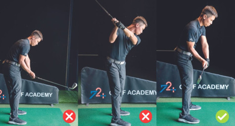 Sửa lỗi “over the top” khi thực hiện cú downswing