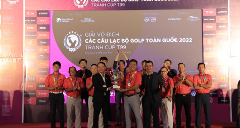 CLB họ Lê phía Nam và Hội Golf Bà Rịa Vũng Tàu đăng quang giải Vô địch Các CLB Golf Toàn quốc 2022