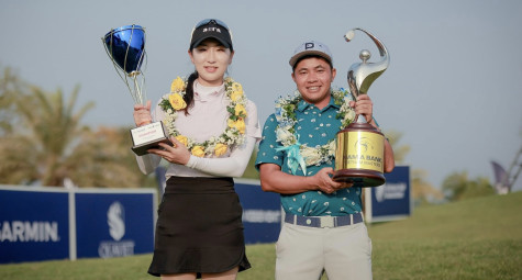 Thắng playoff, Nguyễn Hữu Quyết và Park Si Eun đăng quang Nam A Bank Vietnam Masters 2022