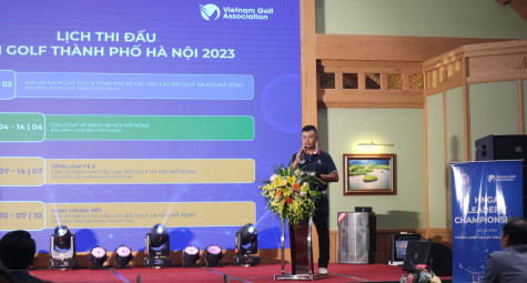 Hội golf TP Hà Nội công bố hệ thống giải 2023