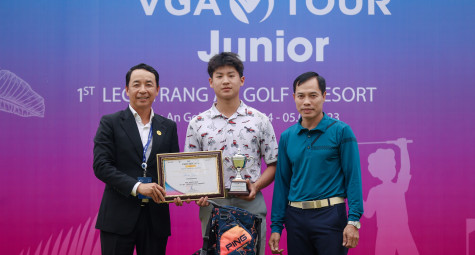 VGA Junior Tour 1st Leg: Đoàn Uy xuất sắc giành ngôi vô địch