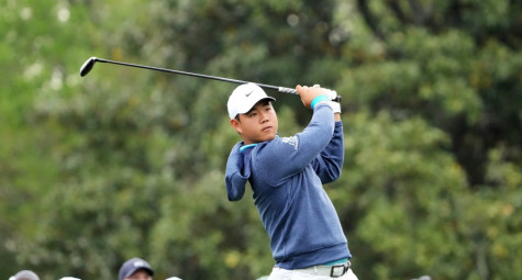 Tom Kim tận hưởng vòng đấu tập The Masters cùng Tiger Woods và Rory McIlroy