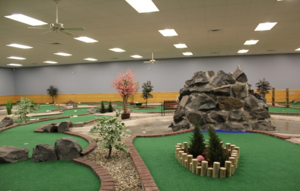 Mô hình sân golf được Transview đầu tư để giới thiệu và quảng bá cho bộ môn golf