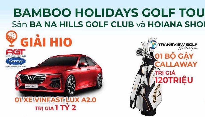 100 golf thủ tranh tài tại Bamboo Holidays Golf Tournament