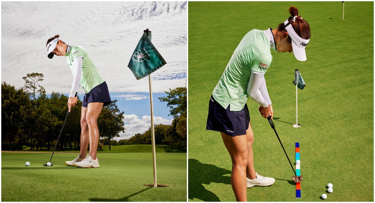 Tập putt bóng chuẩn cùng Lydia Ko