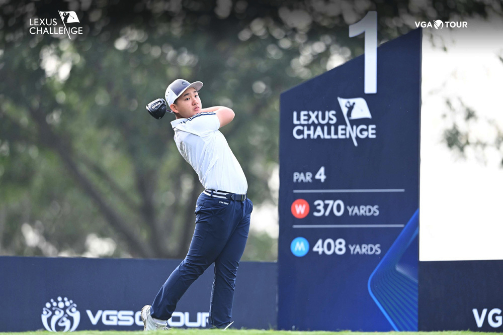 Nguyen Anh Minh officially registered at the Lexus Challenge 2023