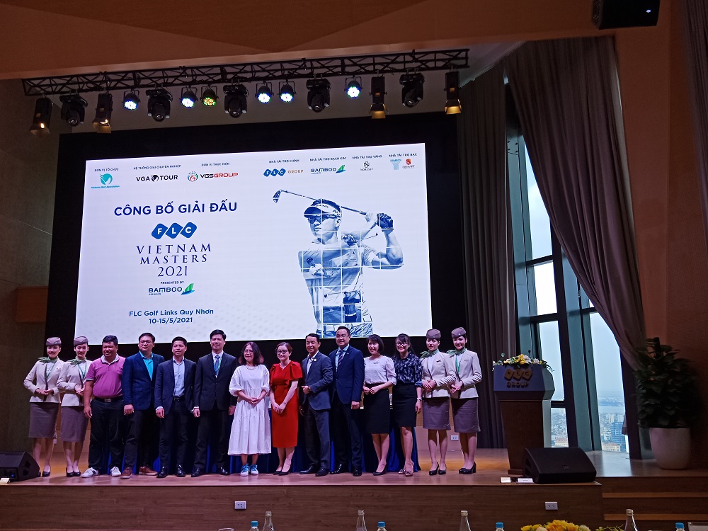 Đại diện Ban tổ chức và nhà tài trợ FLC Vietnam Masters 2021