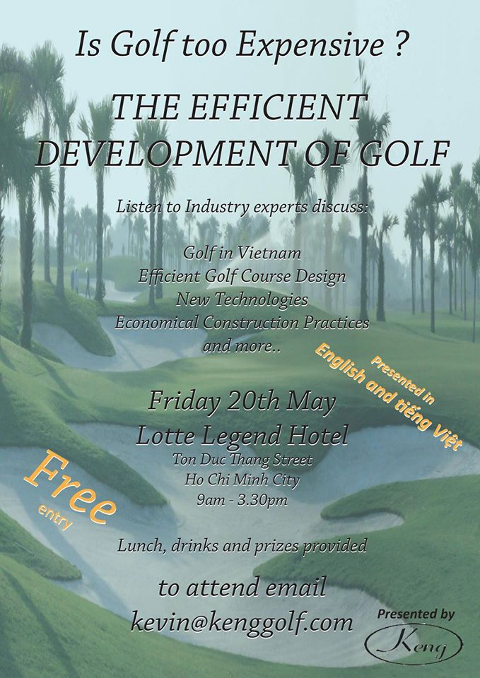 Golf seminar: efficient development of golf with Keng Golf Group