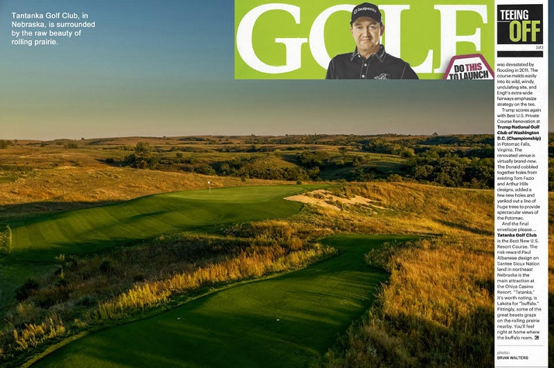 Tatanka Golf Club Wins Award
