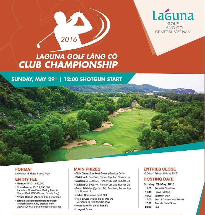 Giải Vô địch CLB Golf Laguna Lăng Cô lần thứ III 2