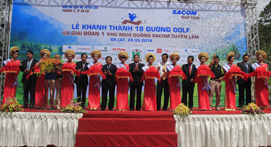 Lễ khánh thành 18 đường golf và giai đoạn 1 Sacom Golf Club