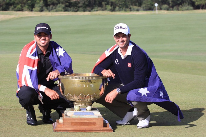 WC Jason Day and Adam Scott