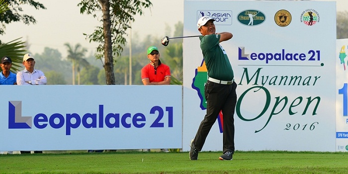 YANGON, MYANMAR - FEBRUARY 04 : Danny Chia of Malaysia pictured during the round one of the Leopalace21 Myanmar Open at Royal Mingalardon Golf and Country Club on February 4, 2016 in Yangon, Myanmar. (photo by Arep Kulal/Asian Tour)