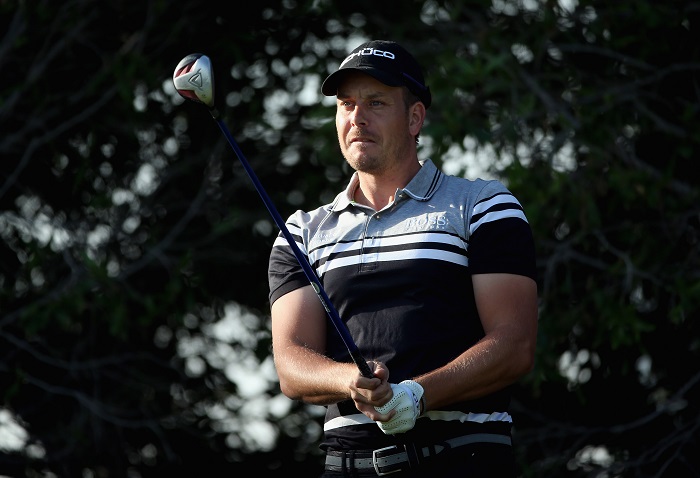 ABU DHABI, UNITED ARAB EMIRATES - JANUARY 17: Henrik Stenson of Sweden in action during the first round of The Abu Dhabi HSBC Golf Championship at Abu Dhabi Golf Club on January 17, 2013 in Abu Dhabi, United Arab Emirates. (Photo by Andrew Redington/Getty Images)