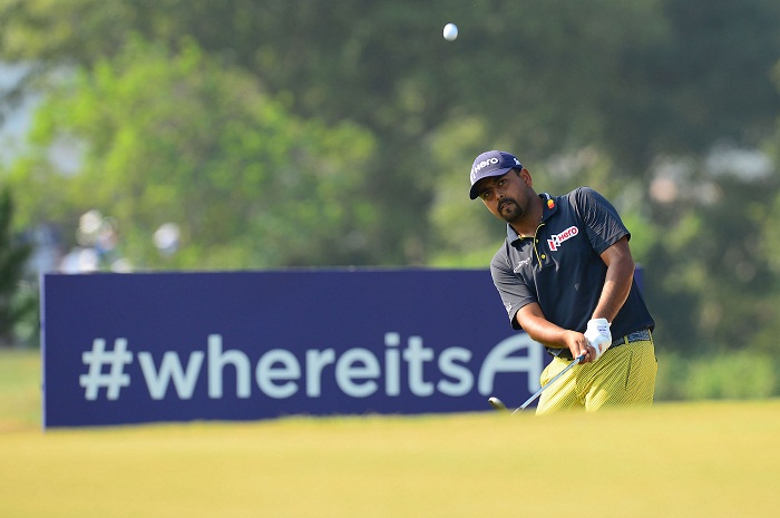 MACAO 15 October 2016 : Anirban Lahiri of India pictured during the round three of Venetian Macau Open 2016 at the Macao Golf & Country Club, Macao. Pix by Arep Kulal / IMG / Asian Tour