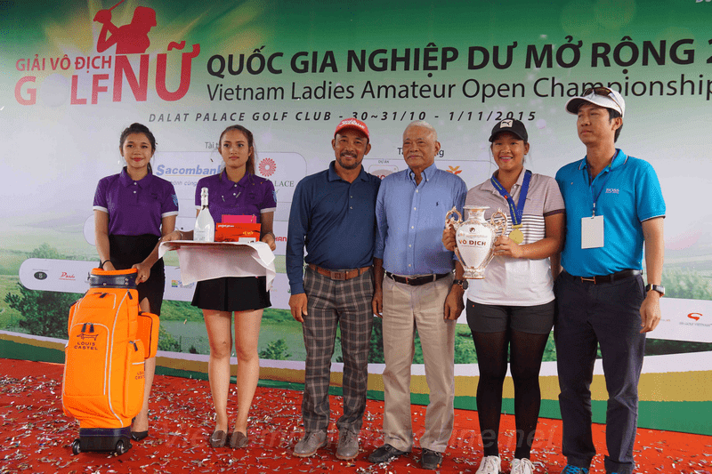 Golfer Nguyễn Thảo My bảo vệ thành công danh hiệu Vô địch Nữ Quốc Gia Mở Rộng 2015
