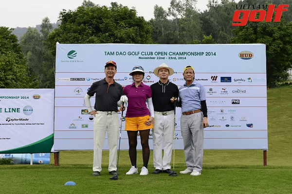 576 golf thủ tranh tài tại giải Vô địch CLB sân golf Tam Đảo Mở Rộng 2015