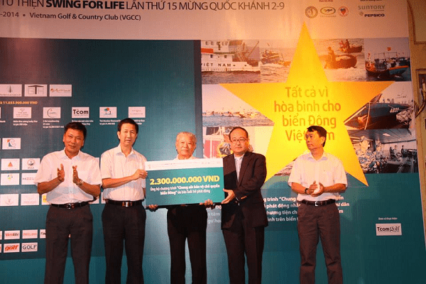 Giải Golf “Swing for life“ chào mừng Quốc khánh 2/9 thành công tốt đẹp
