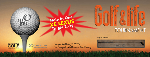 Giải golf kỷ niệm 10 năm tạp chí Golf & Life tại miền Nam