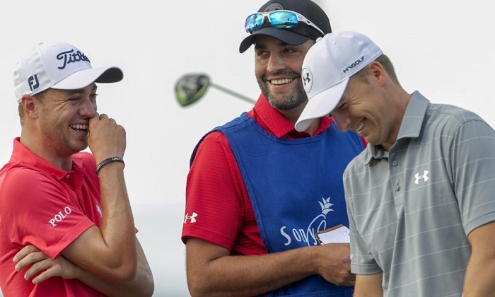 Justin Thomas với 2 người bạn thân - Jordan Spieth và Daniel Burge
