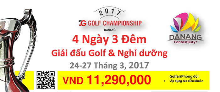 'Visit Danang' Golf Tournament & Holiday 4 days - 3 nights