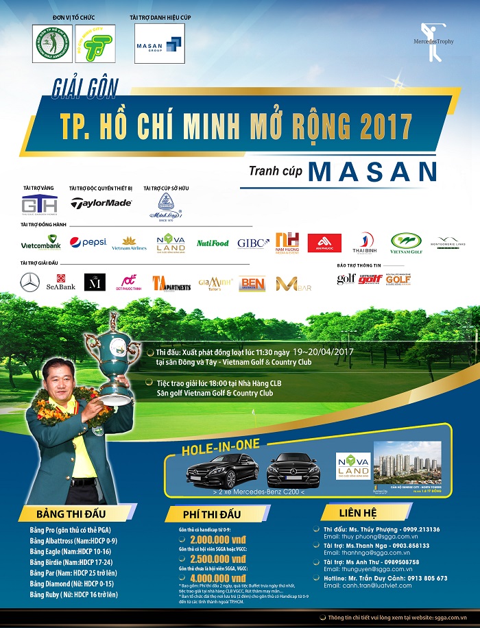 Giải golf thành phố Hồ Chí Minh Mở rộng 2017 - Tranh cúp Masan