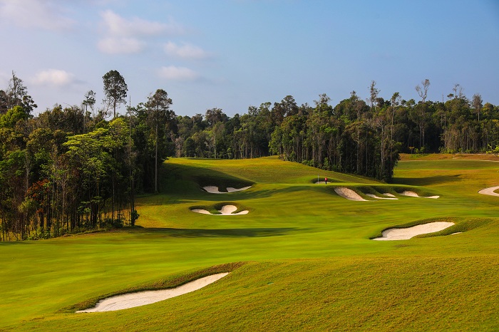The 16th hole represents the look and feel for what is expected to establish itself as the finest golf course in the region
