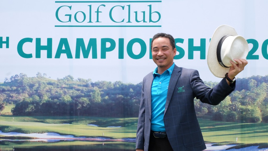 Anh Nguyễn Thế Duyệt - Chủ tịch CLB Golf 88. (Ảnh: Nguyễn Hoàng Minh)