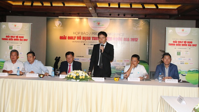 Họp báo giải Golf Vô địch Trung niên Quốc gia 2017 ngày 05/5/2017