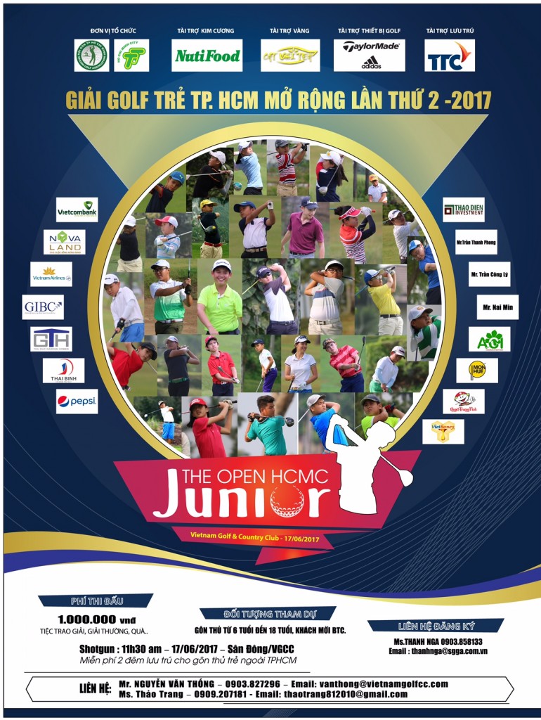 Giải golf Vô địch Trẻ TPHCM Mở rộng lần thứ II 2017