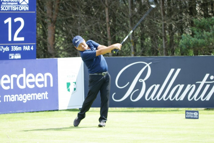Golfer Nguyễn Văn Thống thi đấu tại giải Pro-Am Scottish Open 2017