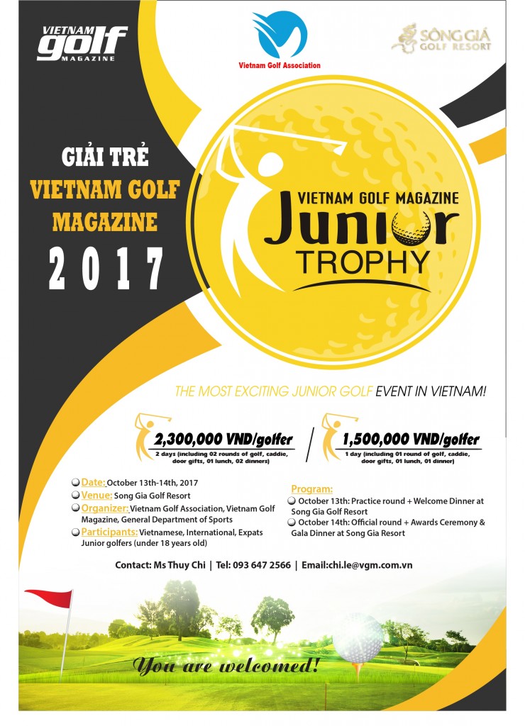 Launching the 2nd Vietnam Golf Magazine Junior Trophy 2017