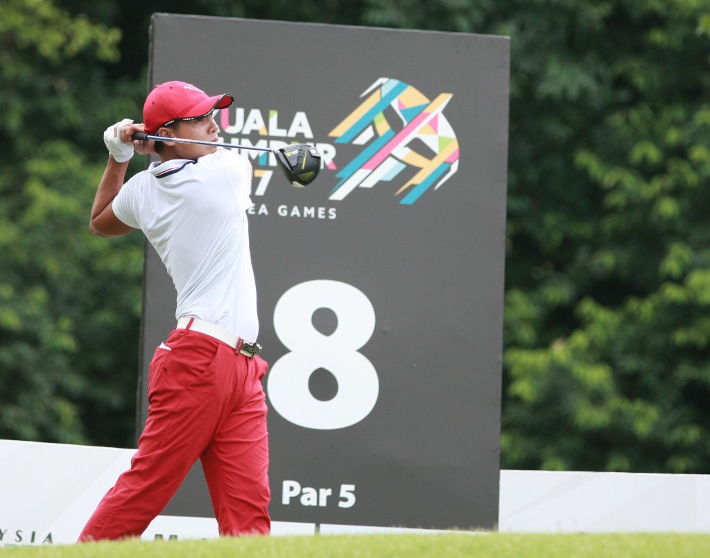 Đỗ Lê Gia Đạt là golfer có thành tích tốt nhất đoàn tại SEA Games 29 (Ảnh: Duy Dương)