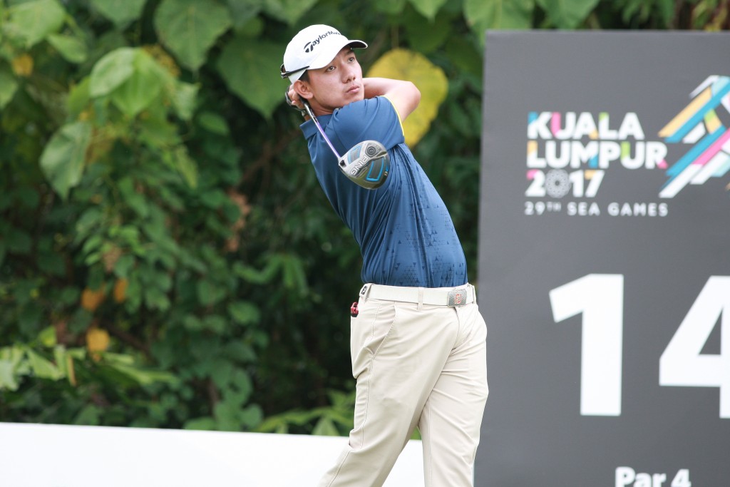 Marc Ong (Singapore) golfer xếp hạng 1788 nghiệp dư Thế giới giành huy chương bạc cá nhân và huy chương vàng đồng đội (Ảnh: Duy Dương)